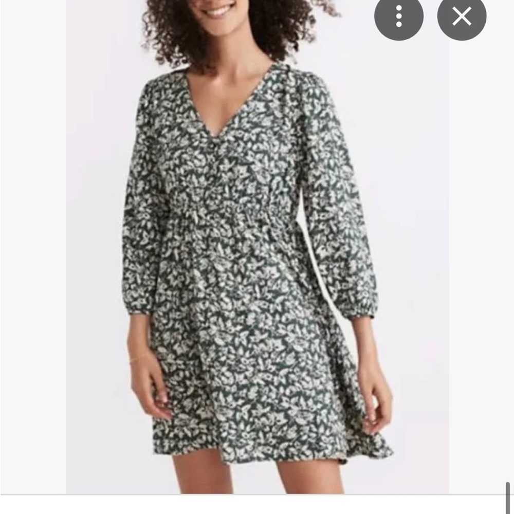 NWT Madewell floral mini dress CS